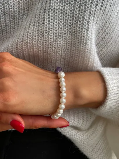 Браслет "Amethyst Chip"