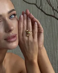 Каблучка "Spogad Gold" - Медсплав - арт. 9611191713 - Le'Perle - мініатюра 4