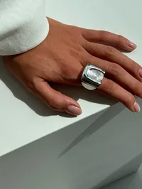 Каблучка "Touch" - Медсплав - арт. 2076367930 - Le'Perle - мініатюра 2