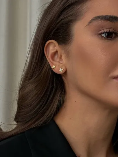 Сережки "Gold Star"