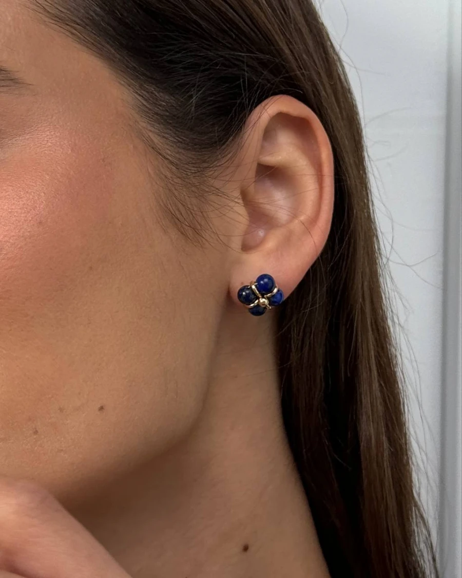 Сережки "Blue Fortune"