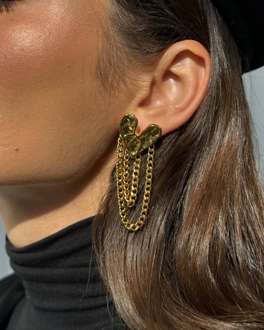 Сережки "Crazy Gold Love"