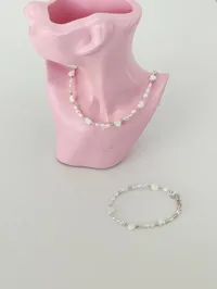 Сет "Pearl Heart" - Річкові Перлини, Перламутрові Серця - арт. 4360473010 - Le'Perle - мініатюра 1