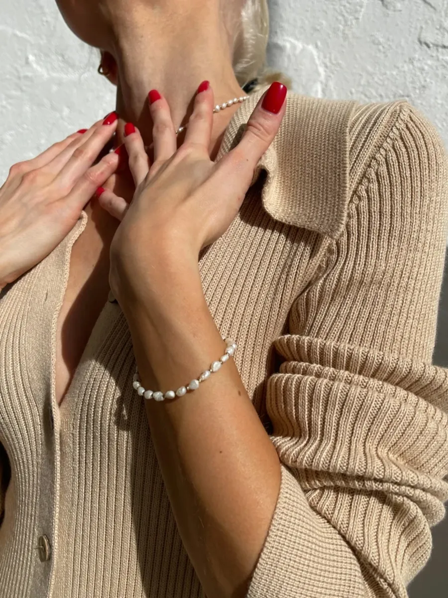 Браслет "River Pearls" - Річкові Перлини - арт. 4991363898 - Le'Perle - фото 4