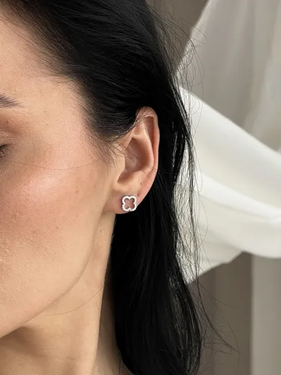 Сережки "Shine Clover"