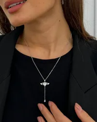 Кольє "White Angel" - Медсплав - арт. 6571588713 - Le'Perle - мініатюра 3