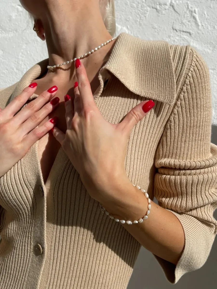Браслет "River Pearls" - Річкові Перлини - арт. 4991363898 - Le'Perle - фото 5