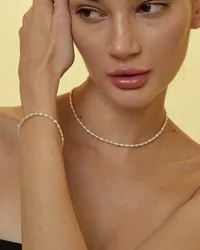 Кольє "River Pearls" - Річкові Перлини - арт. 3211054923 - Le'Perle - мініатюра 6