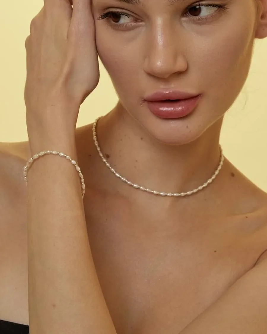 Кольє "River Pearls" - Річкові Перлини - арт. 3211054923 - Le'Perle - фото 6