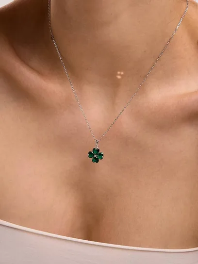 Кольє "Green Flower"