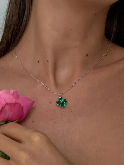 Кольє "Green Flower"