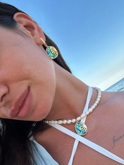 Сережки "Chrome Sun"