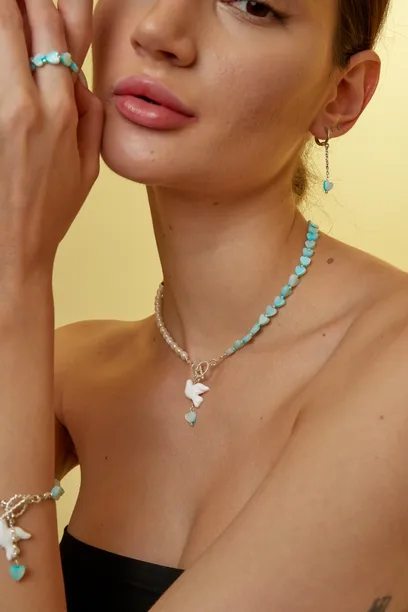 Кольє "Закохана Горлиця"