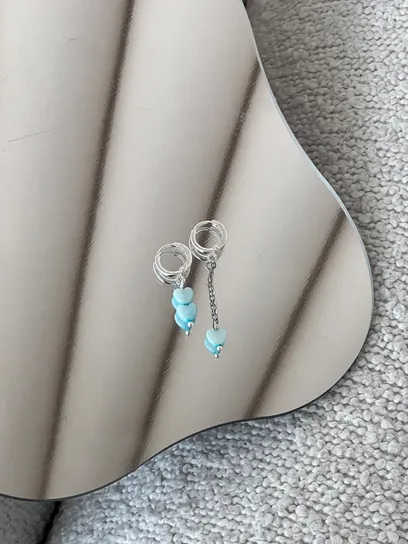 Сережки "Закохані"