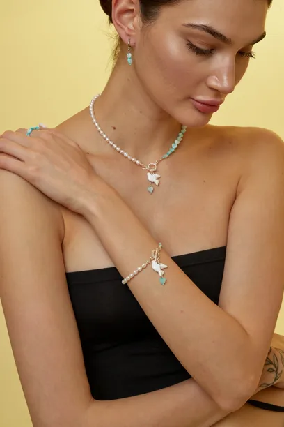 Браслет "Закохана Горлиця"