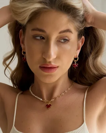 Сережки "Red Cloud"