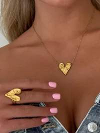 Кольє "Crazy Gold" - Медсплав - арт. 8893923189 - Le'Perle - мініатюра 3