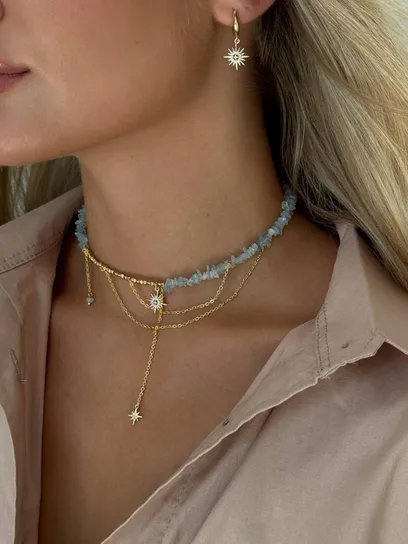 Кольє "Aqua Star"