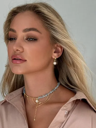 Сережки "Зірка"