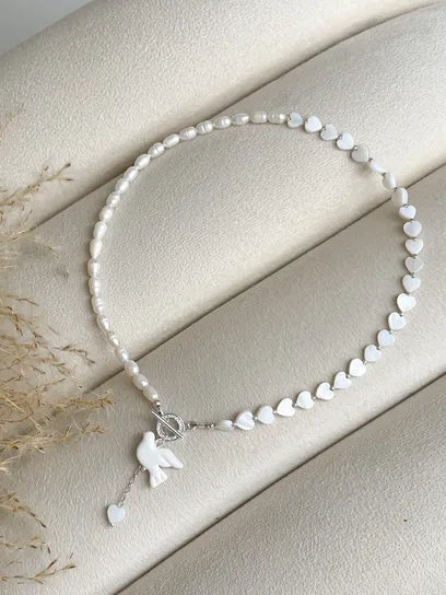 Кольє "Білосніжна Горлиця"