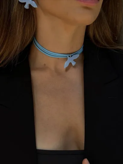 Чокер "Блакитна Горлиця"