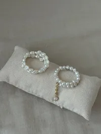 Каблучка "Shine Pearl" - Медсплав, Річкові Перлини - арт. 4905017012 - Le'Perle - мініатюра 5