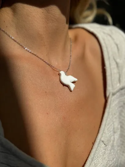 Кольє "Steel Горлиця"