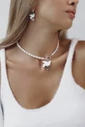 Кольє "Silver Heart Горлиця"