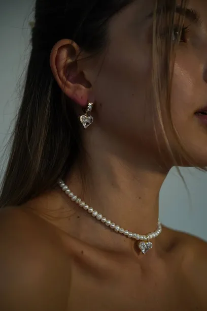 Сережки "White Cloud"