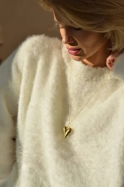 Кольє "Gold Long Heart"