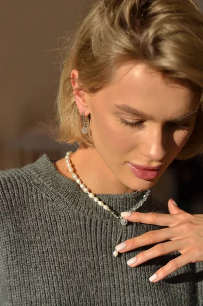 Сережки "Silver Glass"