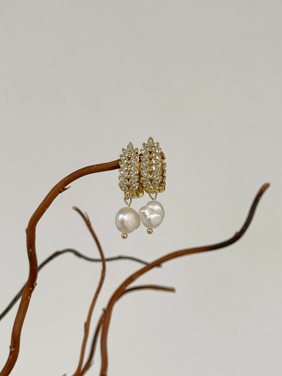 Сережки "Pearl Kolos"