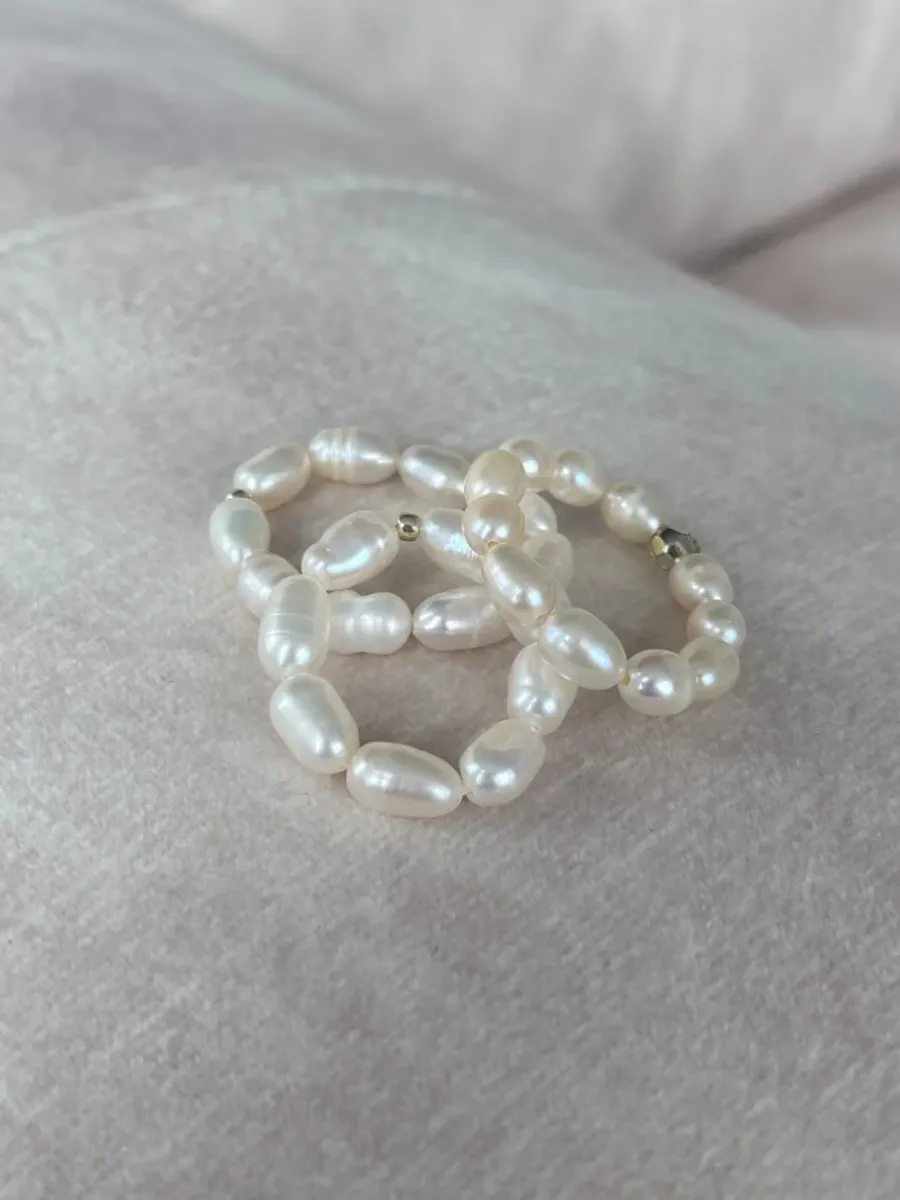 Каблучка "Pearls" - Річкові Перлини - арт. 2583731009 - Le'Perle - фото 2