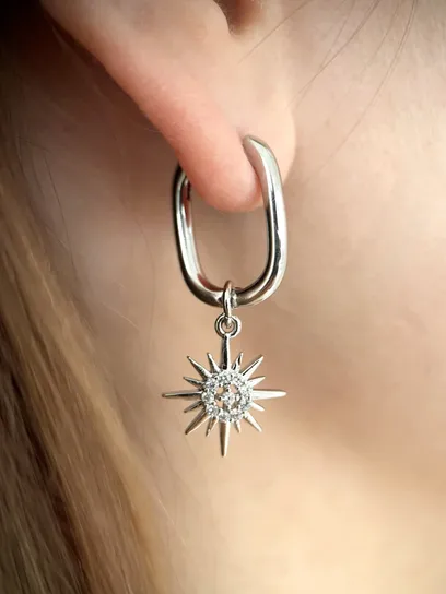 Сережки "Dark Blue"