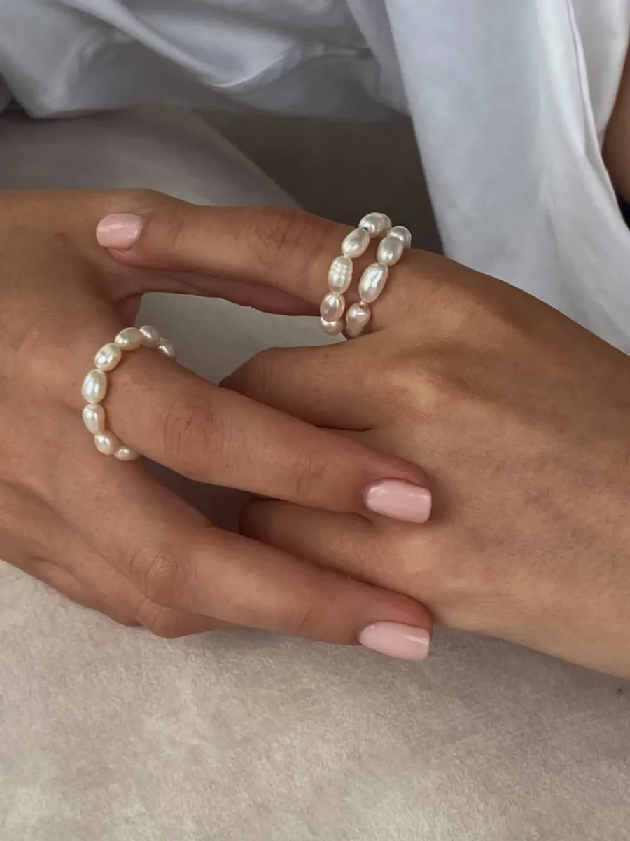 Каблучка "Pearls" - Річкові Перлини - арт. 2583731009 - Le'Perle - фото 5