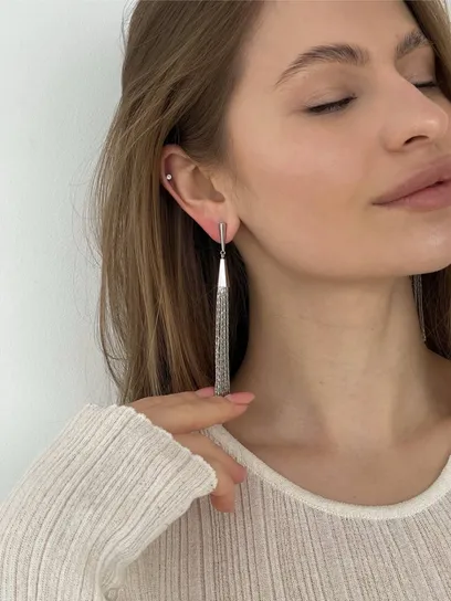 Сережки "Steel Mind"