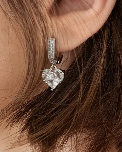 Сережки "Sparkle White"