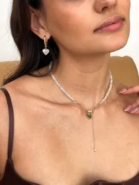 Сережки "Chrome Shine" - Медсплав - арт. 4846637867 - Le'Perle - мініатюра 2