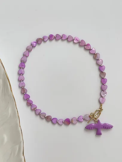 Кольє "Лілова Горлиця"