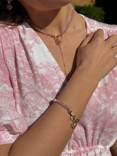 Кольє "Pink Clover"