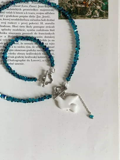 Кольє "Смарагдова Горлиця"