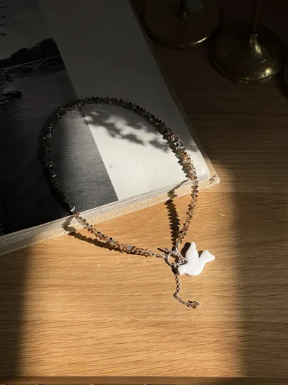 Кольє "Шоколадна Горлиця"