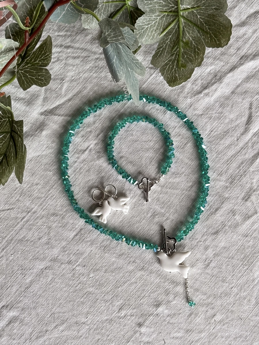 Кольє "Травʼяна Горлиця"