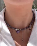 Кольє "Purple Sofi"