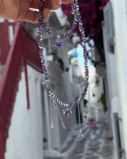 Кольє "Purple Sofi"