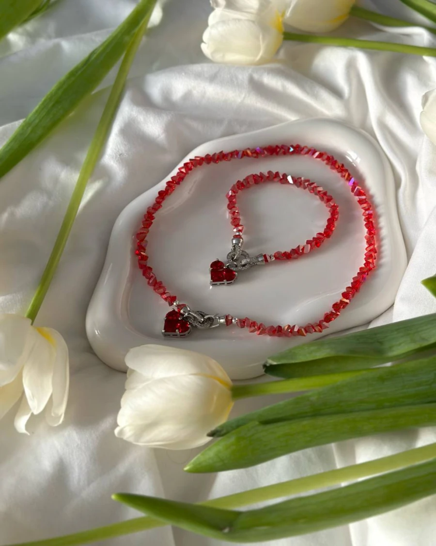 Кольє "Red Silver"