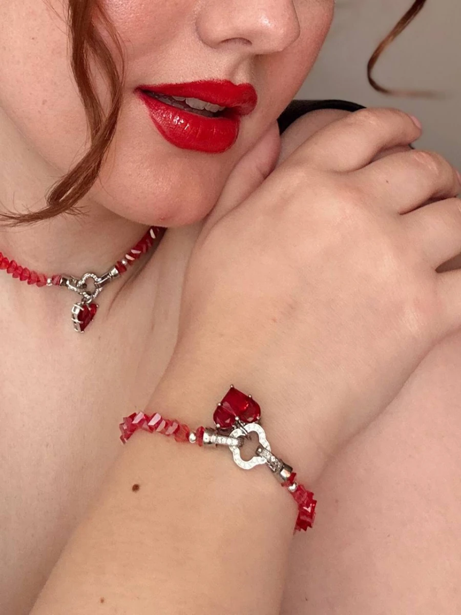 Браслет "Red Silver"