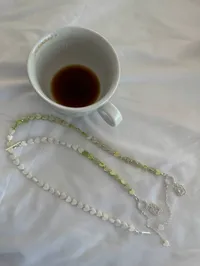 Браслет "Matcha Latte" - Медсплав, Перламутрові Серця - арт. 8420690363 - Le'Perle - мініатюра 3