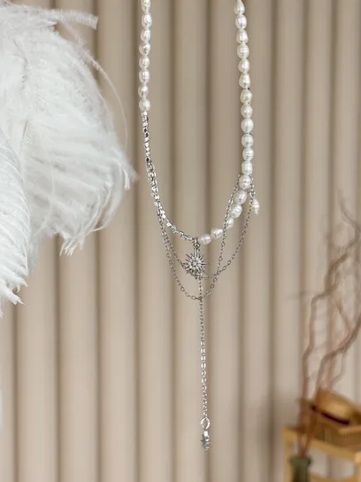 Кольє "Сріблясті Зірки"