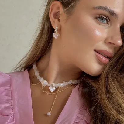 Сережки “Pinky Lovely”